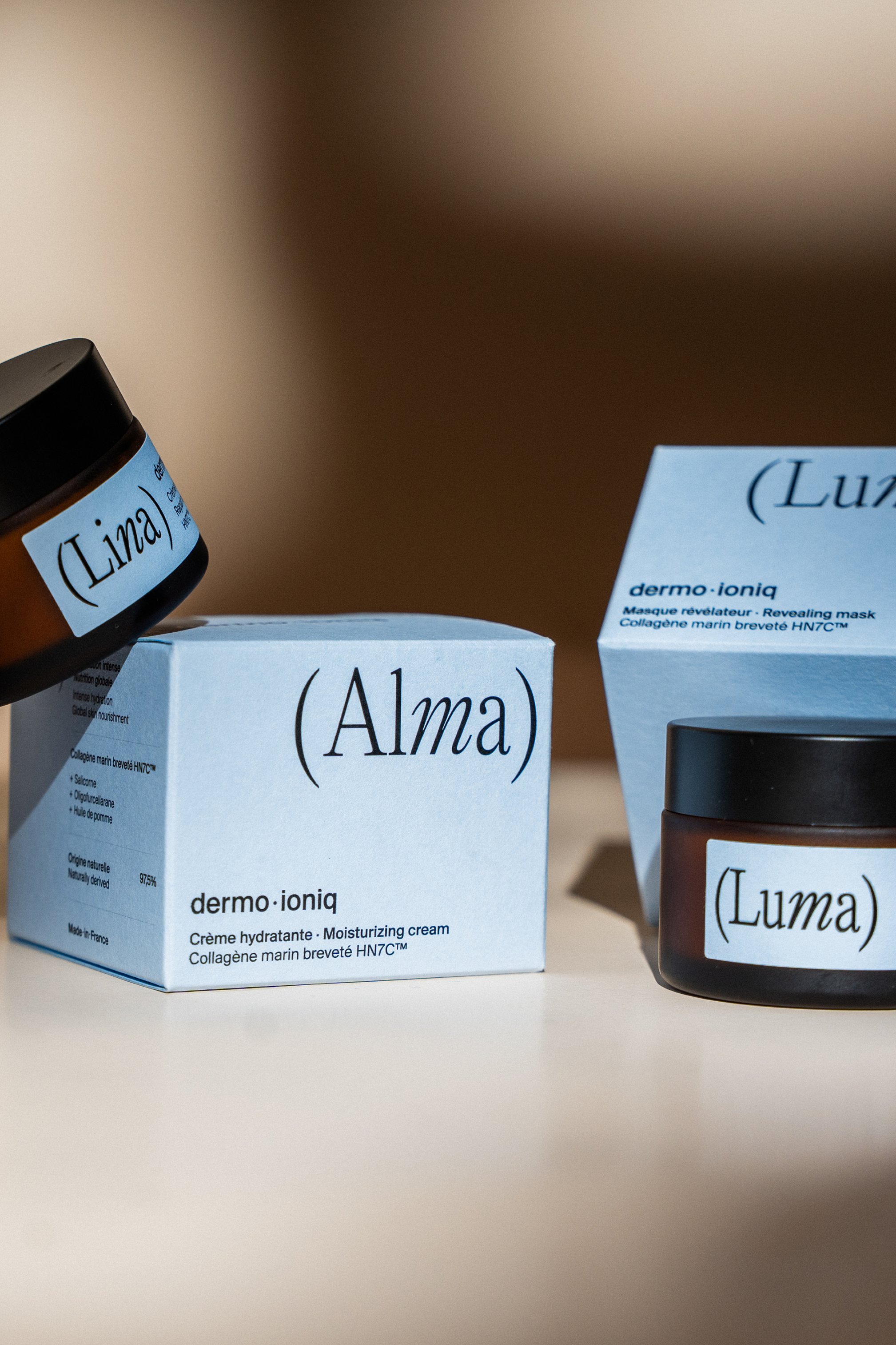 Gamme Dermo·ioniq : la signification des noms de produits