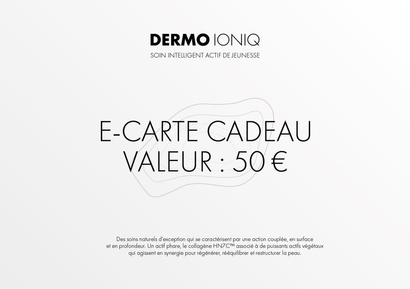 E-CARTE CADEAU - 50€