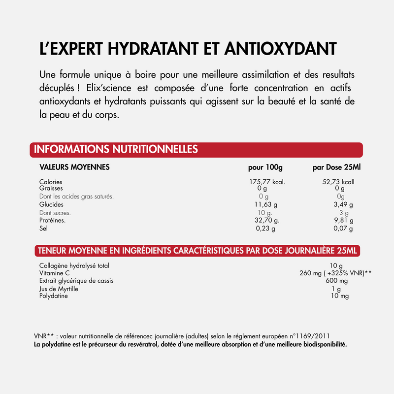 Elix'Science - Moisturizing &amp; Antioxidant Cure